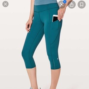 Lululemon Fast & Free Crop Nulux 19” Leggings